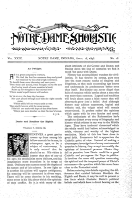 Notre Dame Scholastic, Vol. 29, No. 28