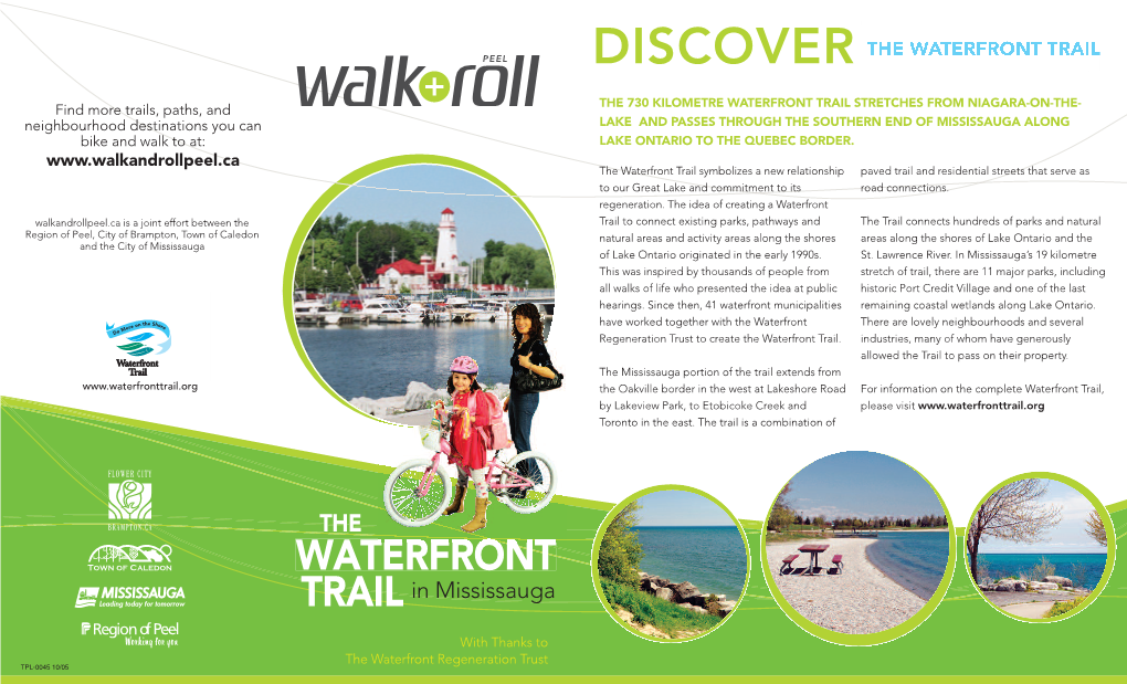 THE WATERFRONT TRAIL in Mississauga