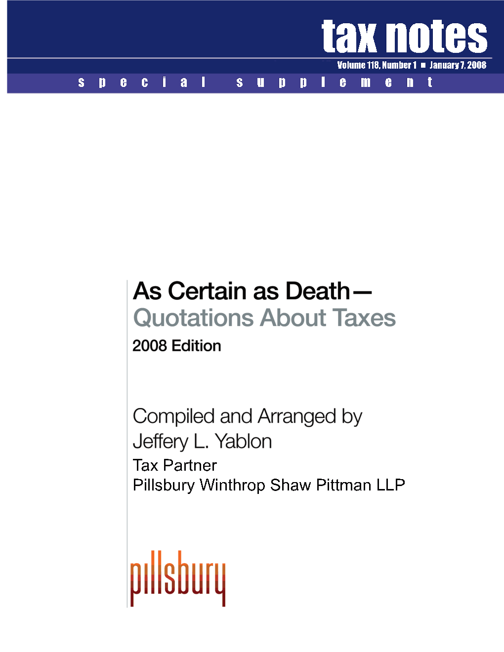 Tax Notes Cover.Qxd