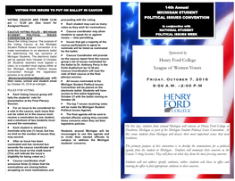 Henry Ford College League of Women Voters