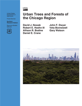 Urban Trees and Forests of the Chicago Region