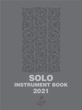 2021 Solo Instrument Accompaniment Ebook