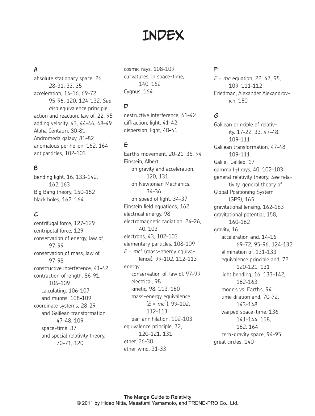 A Absolute Stationary Space, 26, 28–31, 33, 35 Acceleration, 14–16, 69