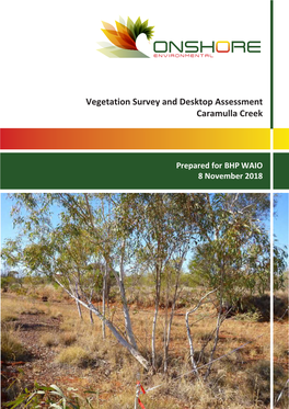 Vegetation Survey and Desktop Assessment Caramulla Creek