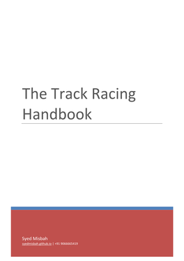 The Track Racing Handbook