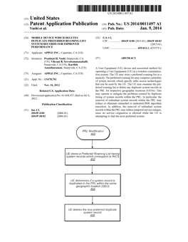 (19) United States (12) Patent Application Publication (10) Pub