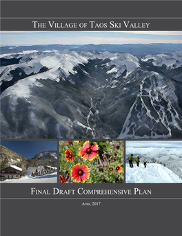 Final Draft Comprehensive Plan the Village of Taos Ski