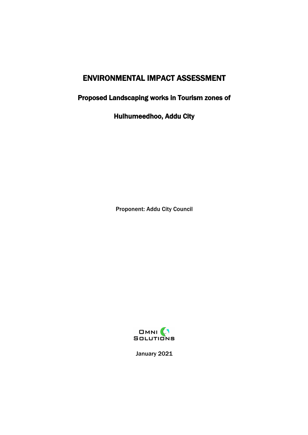 Environmental Impact Assessment