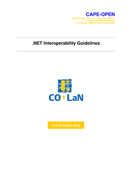 NET Interoperability Guidelines