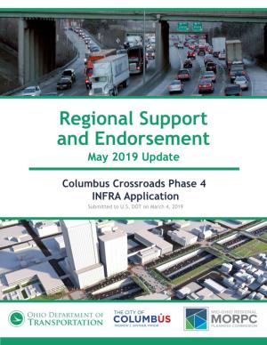 Regional Support and Endorsement May 2019 Update