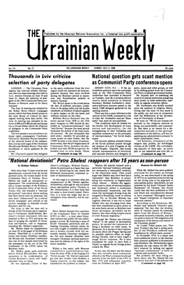 The Ukrainian Weekly 1988, No.27