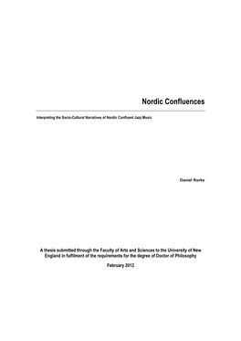 Nordic Confluences