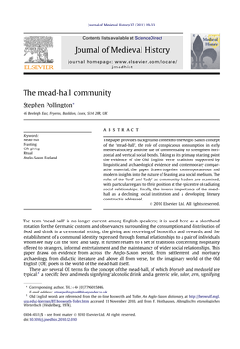 The Mead-Hall Community