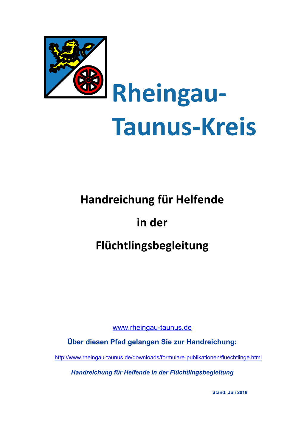 Rheingau-Taunus-Kreis Suchten, Ist Deutlich Zurückgegangen