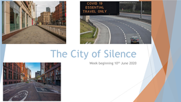 The City of Silence Week Beginning 10Th June 2020 Starter