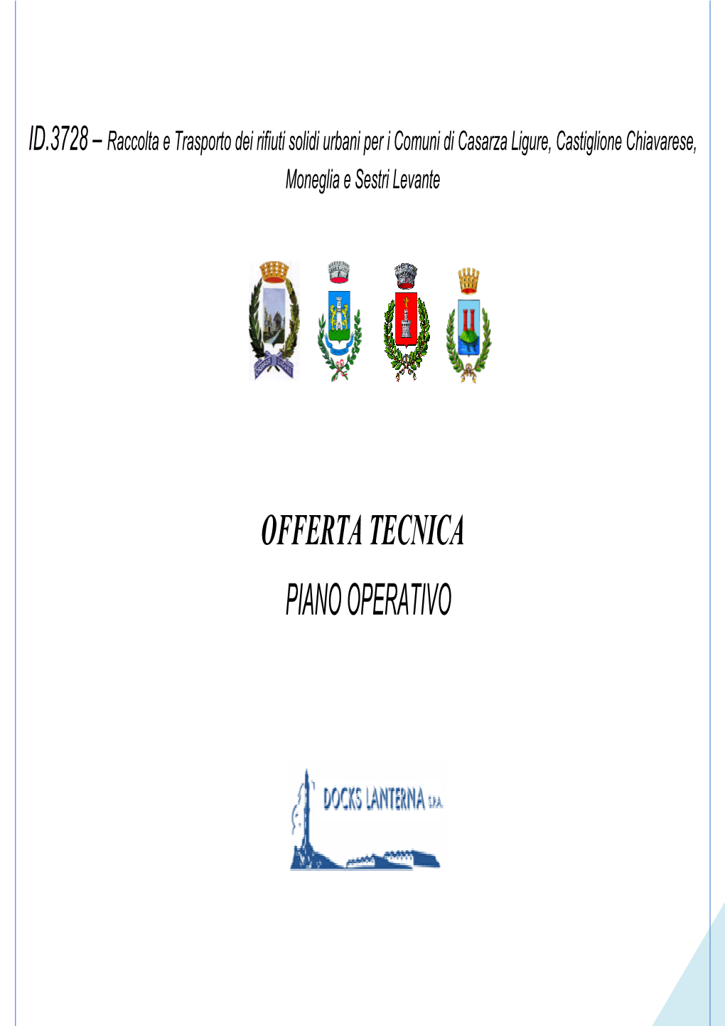 Piano Operativo Rivisto