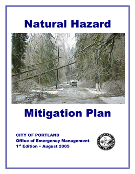 Natural Hazard Mitigation Plan in an Effort to Reduce Future Loss of Life and Property Resulting from Natural Disasters