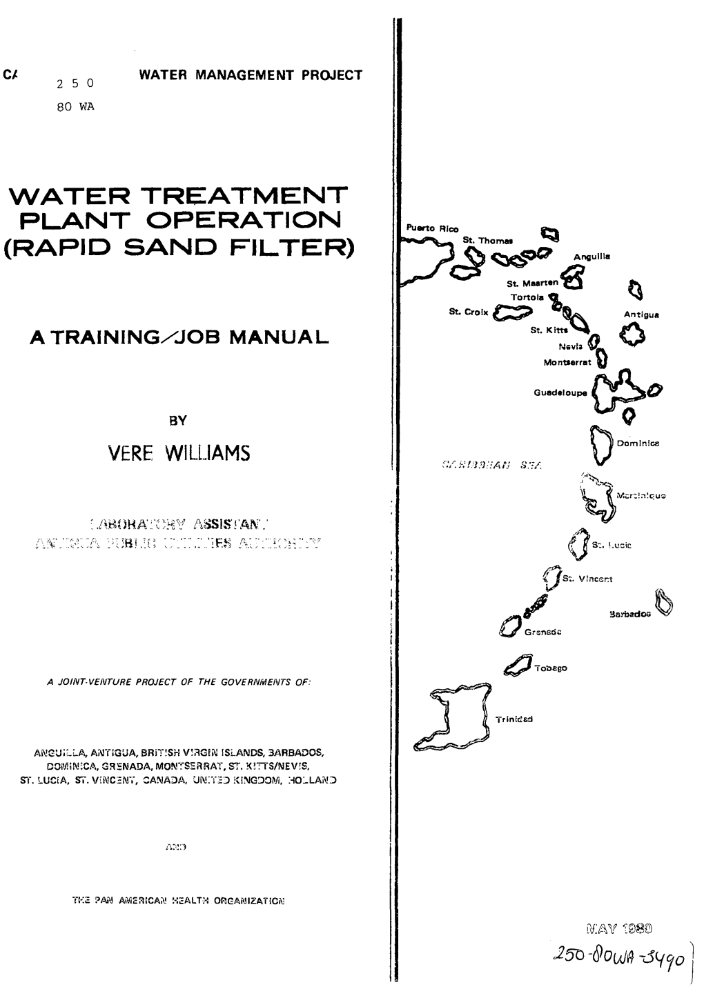 Water Treatment Plant Operation (Rapid Sand Filter)