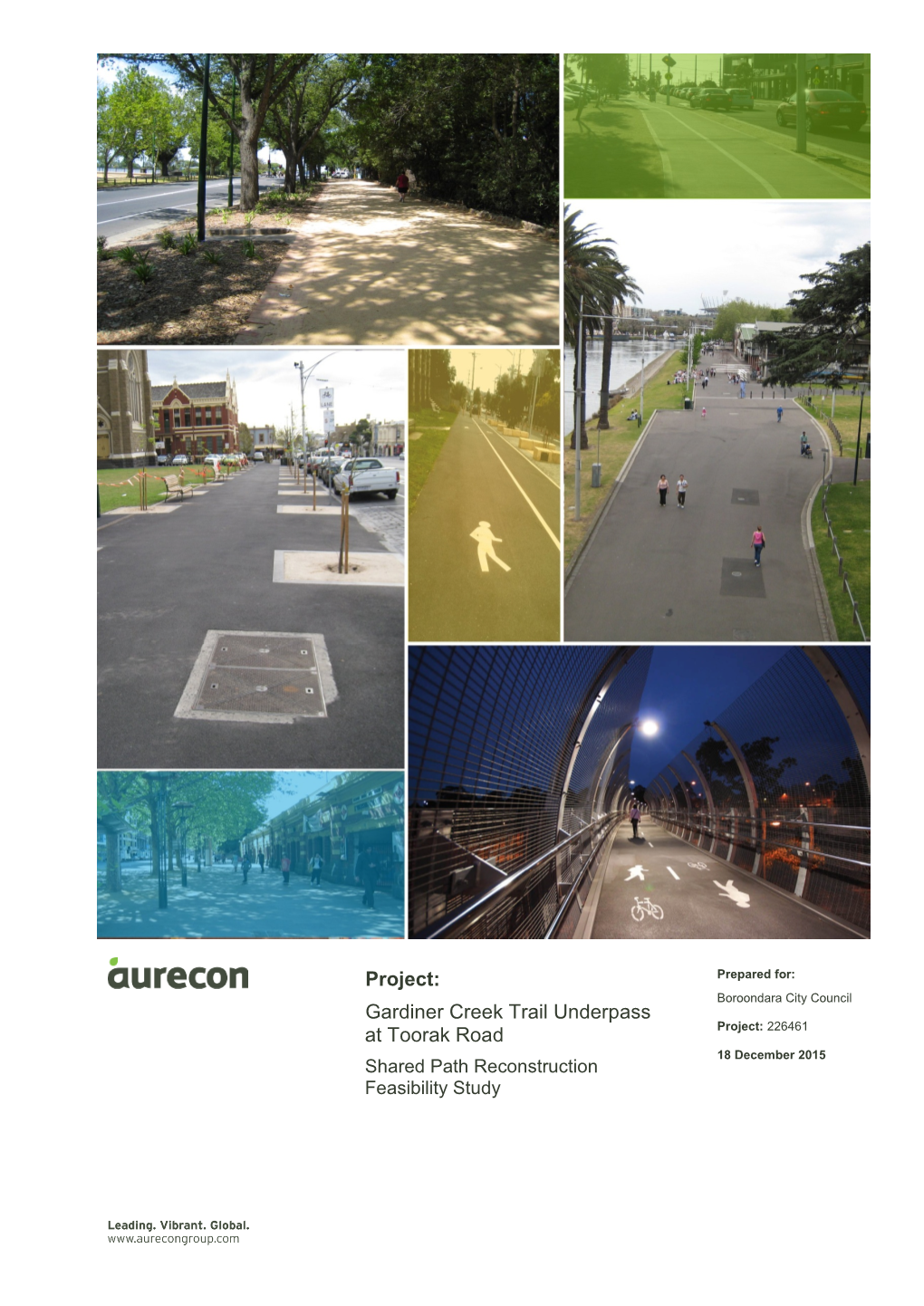 Gardiner Creek Trail Underpass at Toorak Road and Improve the Shared Path Approaches to the Underpass