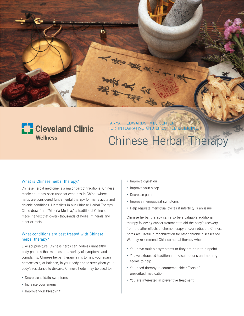 Chinese Herbal Therapy