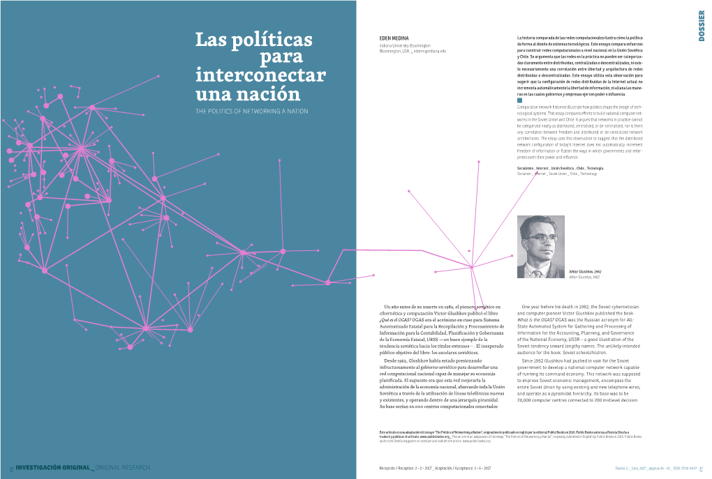 Las Políticas Para Interconectar Una Nación