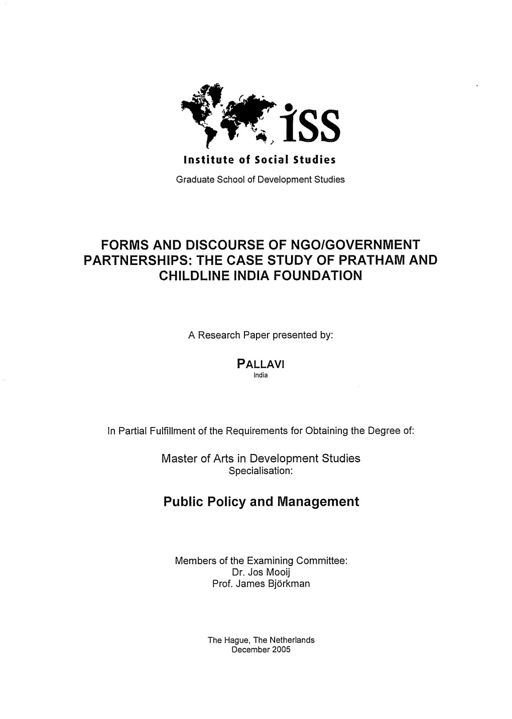 The Case Study of Pratham and Childline India Foundation
