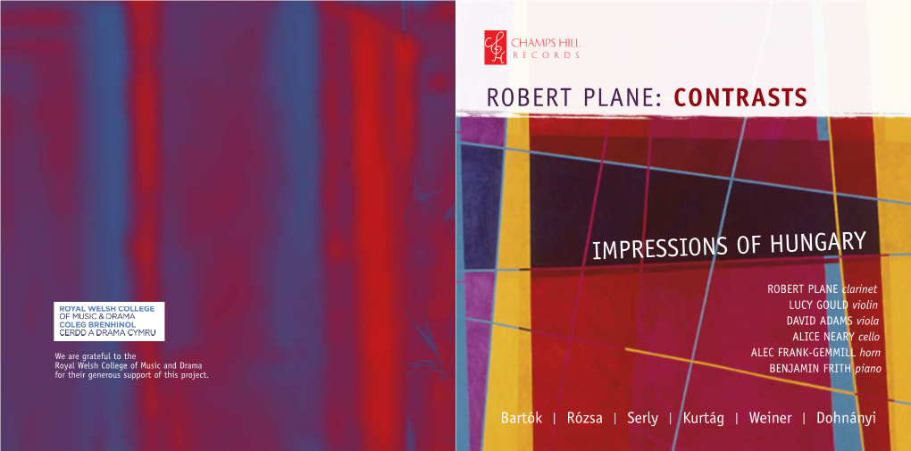 Robert Plane: Contrasts