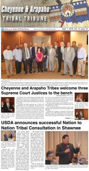 USDA Announces Successful Nation to Nation Tribal Consultation In