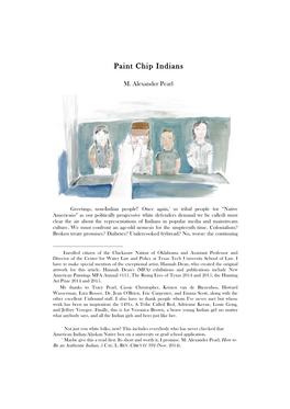 Paint Chip Indians