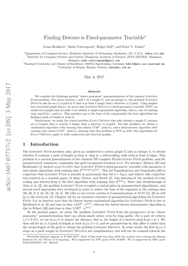 Finding Detours Is Fixed-Parameter Tractable∗