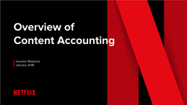 Overview of Content Accounting