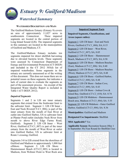 CT Statewide Bacteria TMDL