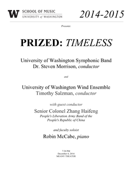 2014-2015 Prized: Timeless