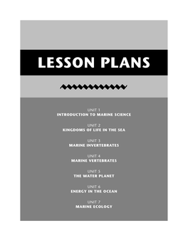 Lesson Plans ����