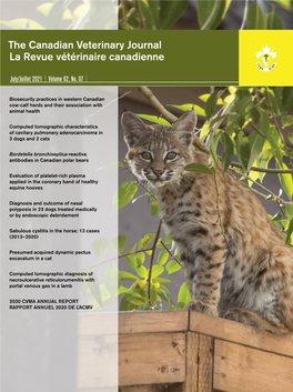 The Canadian Veterinary Journal La Revue Vétérinaire Canadienne Biosecurity Practices in Western Canadian Cow-Calf Herds and Their Association with Animal Health