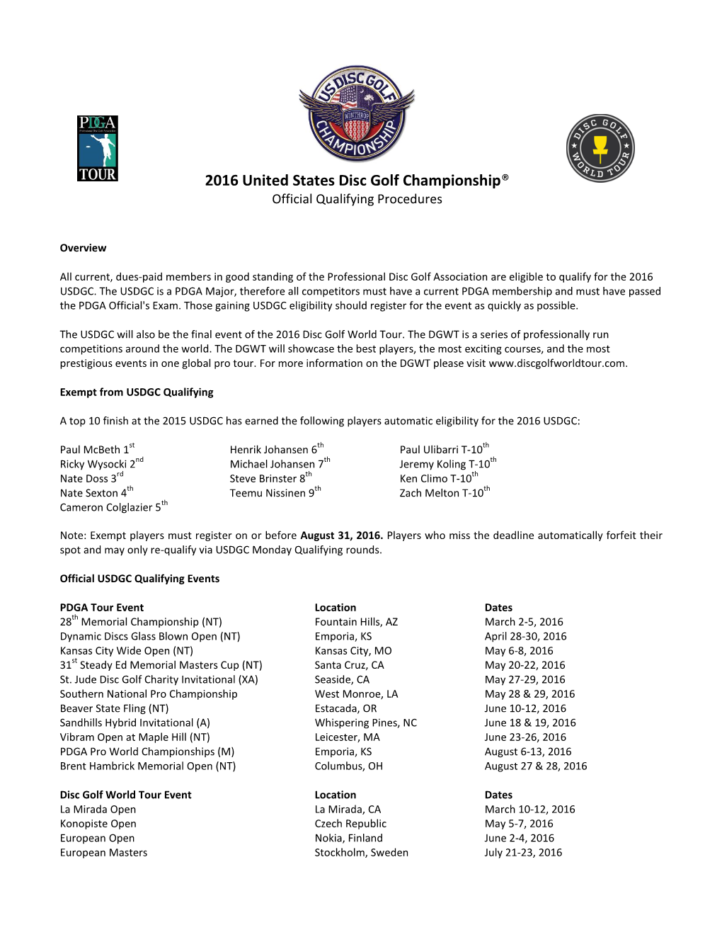 2016-USDGC-Qualifying-Information-5.23.16.Pdf