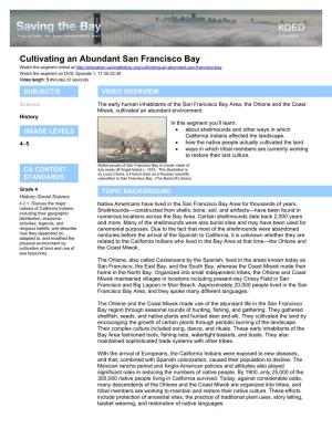 Cultivating an Abundant San Francisco Bay