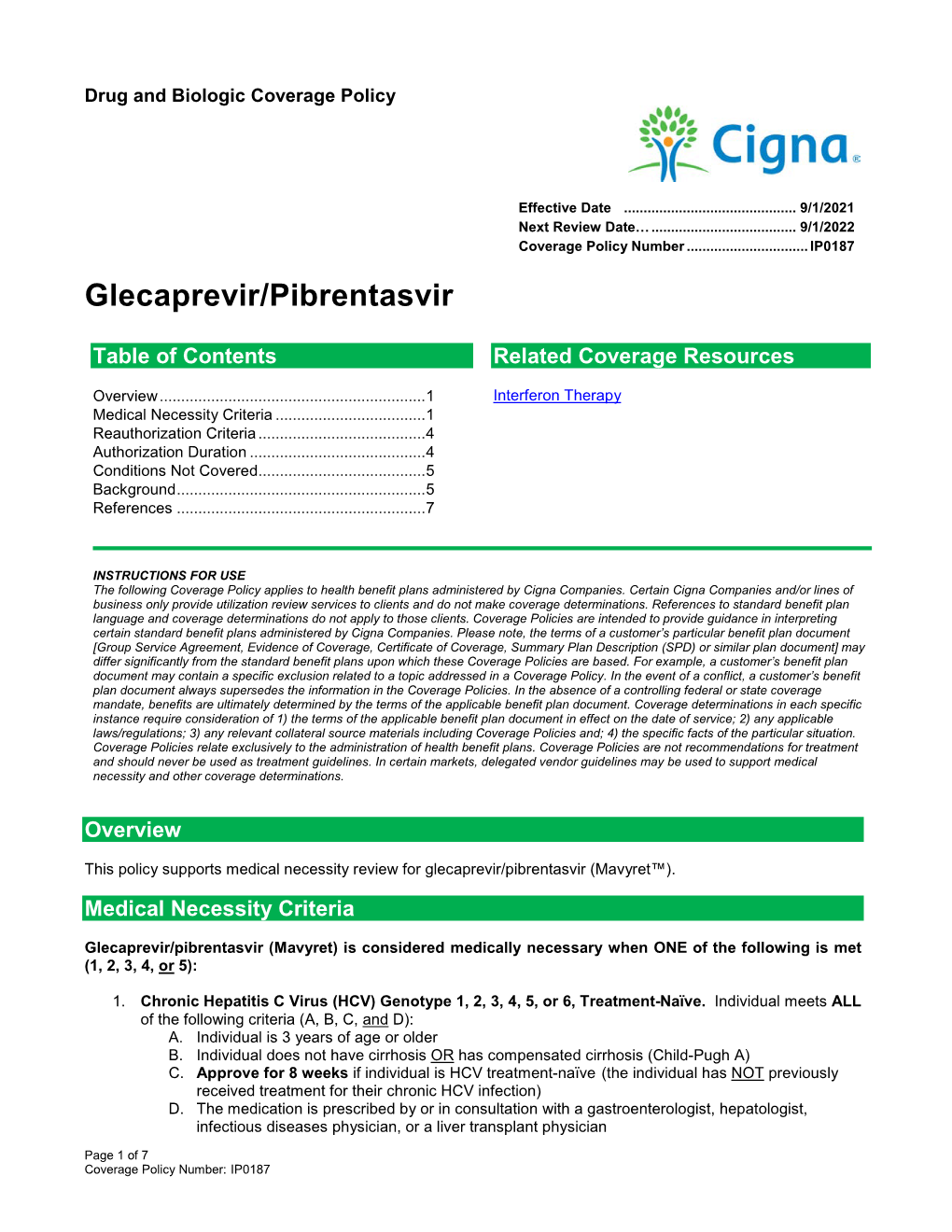 Glecaprevir/Pibrentasvir