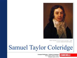 Samuel Taylor Coleridge, 1795, London, National Portrait Gallery