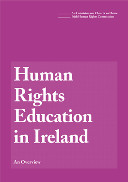 Human Rights Education in Ireland Ireland in Education Rights Human Human