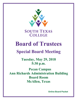 2018 04 24 Regular Board Meeting