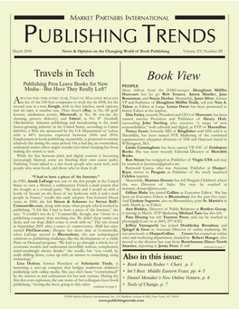 Publishing Trends