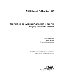 Workshop on Applied Category Theory: Bridging Theory and Practice