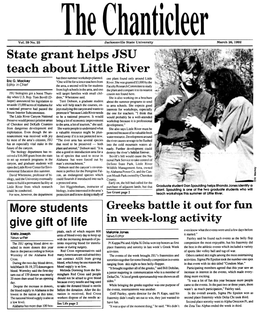 State Grant Helps JSU Teach About Little River Has Threesummer Workshops Planned