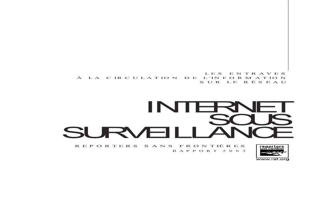 Internet Sous Surveillance