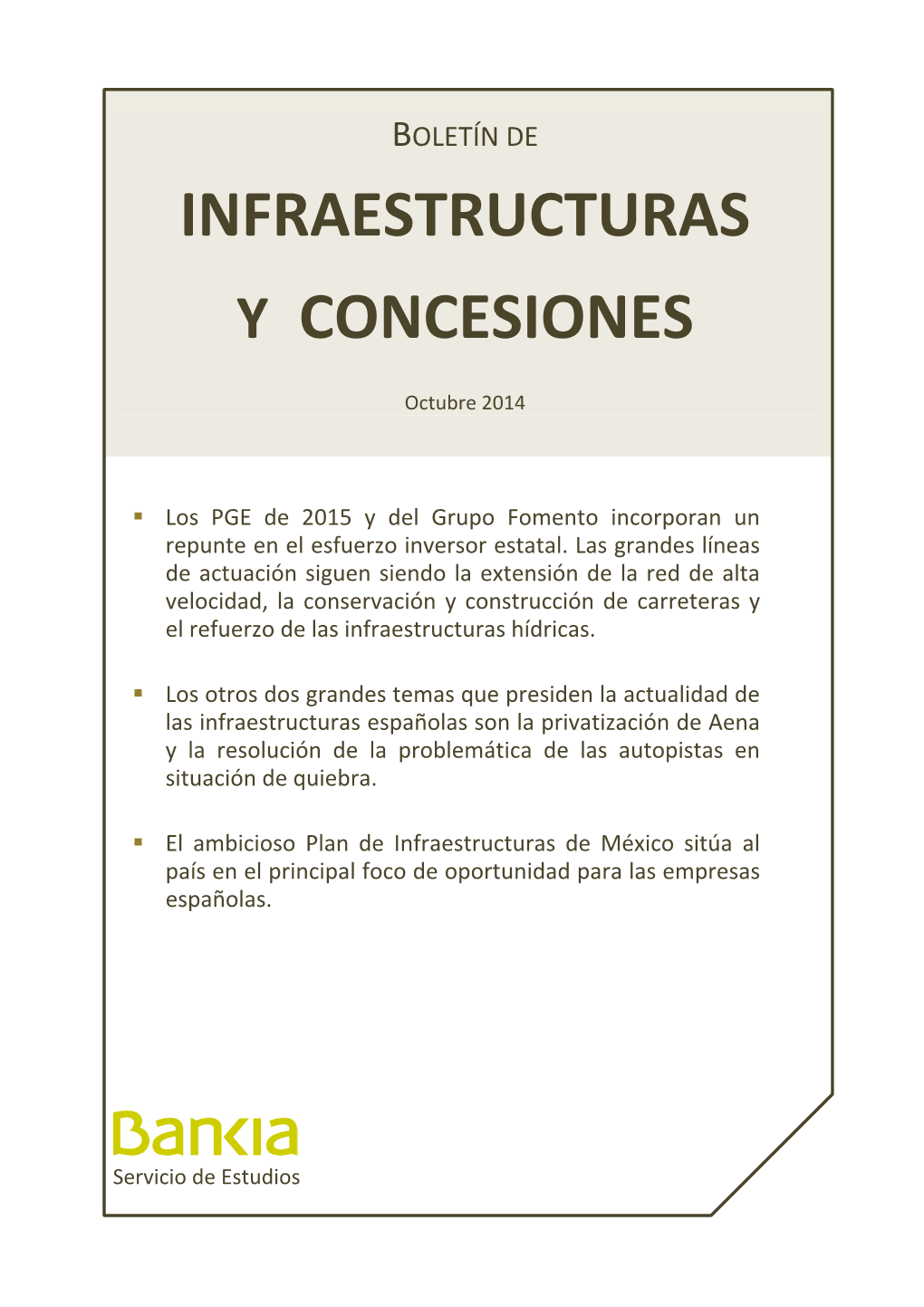 Infraestructuras Y Concesiones
