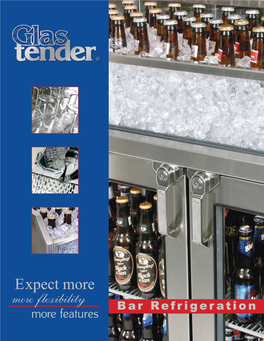 Glastender Bar Refrigeration Catalog
