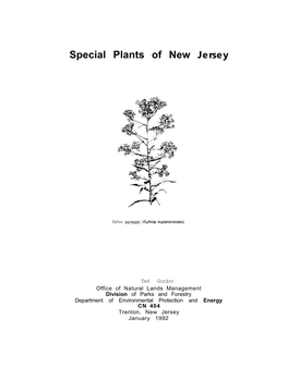 Special Plants of New Jersey