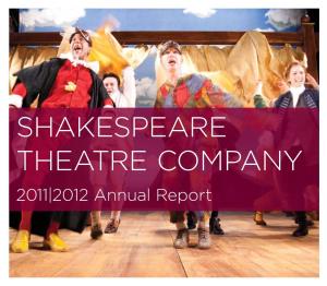 Shakespeare Theatre Company 2011|2012 Annual Report MK Photo