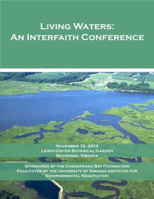 Living Waters: an Interfaith Conference